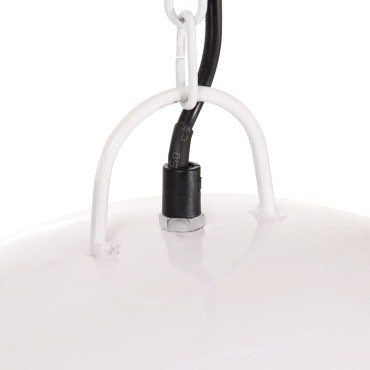 vidaXL Φωτιστικό Κρεμαστό Vintage Στρογγυλό 25 W Λευκό 41 εκ. Ε27
