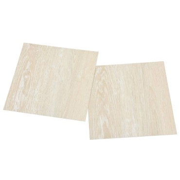 vidaXL Δάπεδο Αυτοκόλλητο Μπεζ 55 τεμ. 5,11 μ² από PVC