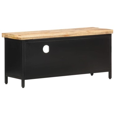 vidaXL Έπιπλο Τηλεόρασης 90x30x41cm από Ακατέργαστο Ξύλο Μάνγκο