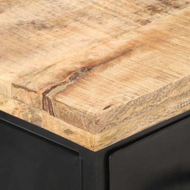 vidaXL Έπιπλο Τηλεόρασης 90x30x41cm από Ακατέργαστο Ξύλο Μάνγκο