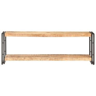 vidaXL Έπιπλο Τηλεόρασης 120x30x40cm από Ακατέργαστο Ξύλο Μάνγκο