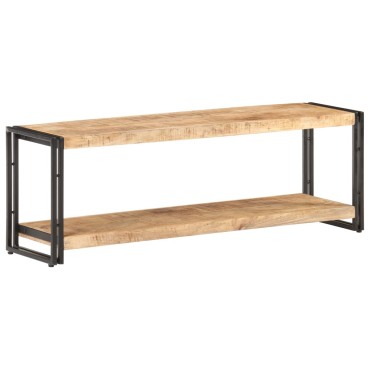 vidaXL Έπιπλο Τηλεόρασης 120x30x40cm από Ακατέργαστο Ξύλο Μάνγκο