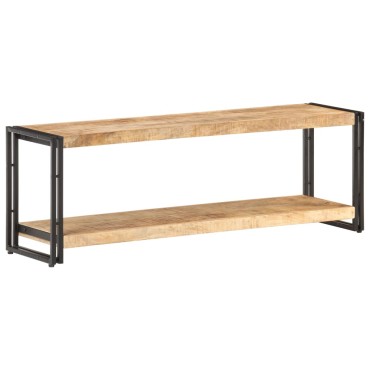 vidaXL Έπιπλο Τηλεόρασης 120x30x40cm από Ακατέργαστο Ξύλο Μάνγκο