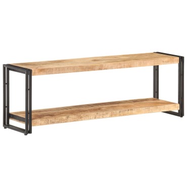 vidaXL Έπιπλο Τηλεόρασης 120x30x40cm από Ακατέργαστο Ξύλο Μάνγκο