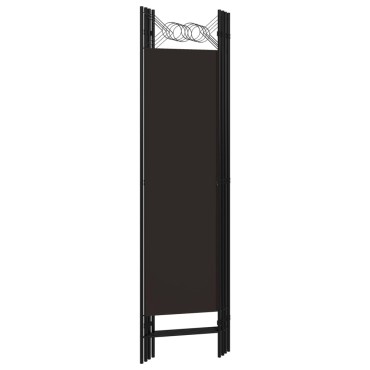 vidaXL Διαχωριστικό Δωματίου με 4 Πάνελ Καφέ 160x180cm 1 τεμ.