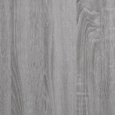 vidaXL Γραφείο με Ράφια Γκρι Sonoma 102x45x148cm Επεξεργασμένο Ξύλο 1 τεμ.