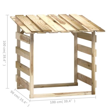 vidaXL Πέργκολες με Οροφή 6 τεμ. 100x90x100 εκ. από Εμποτισμένο Πεύκο