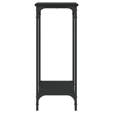 vidaXL Τραπέζι Κονσόλα Μαύρο 75x30,5x75cm από Επεξεργασμένο Ξύλο 1 τεμ.
