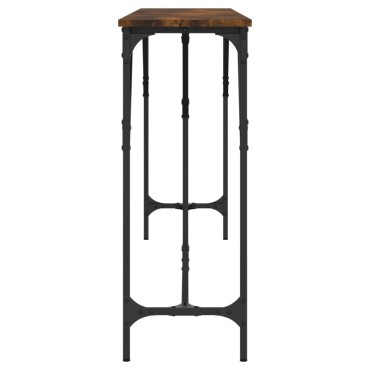 vidaXL Τραπέζι Κονσόλα Καπνιστή Δρυς 200x29x75cm Επεξεργασμένο Ξύλο 1 τεμ.