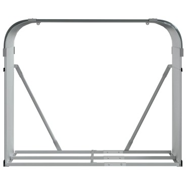 vidaXL Ξυλοθήκη Ανθρακί 120x45x100 εκ. από Γαλβανισμένο Ατσάλι