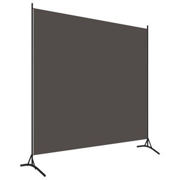 vidaXL Διαχωριστικό Δωματίου με Ανθρακί 175x180cm Υφασμάτινο 1 τεμ.