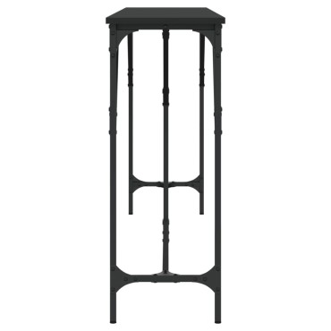 vidaXL Τραπέζι Κονσόλα Μαύρο 200x29x75cm Επεξεργασμένο Ξύλο 1 τεμ.