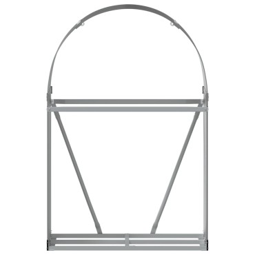 vidaXL Ξυλοθήκη Ανθρακί 80x45x120 εκ. από Γαλβανισμένο Ατσάλι