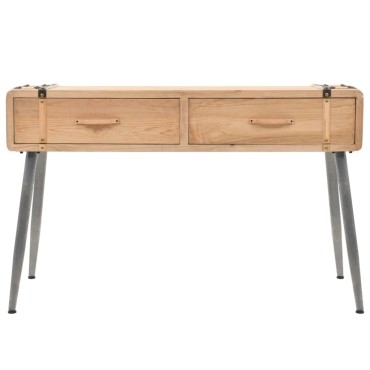 vidaXL Τραπέζι Κονσόλα 115x40,5x76cm από Μασίφ Ξύλο Ελάτης 1 τεμ.