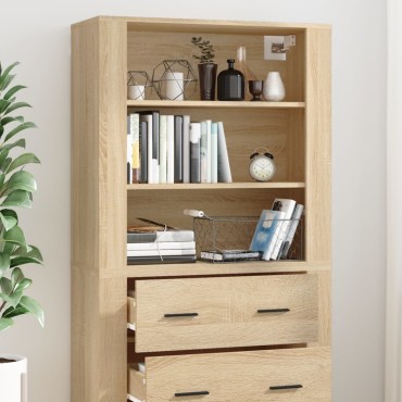vidaXL Ντουλάπι Sonoma δρυς από Επεξεργασμένο Ξύλο 80x33x70cm 1 τεμ.
