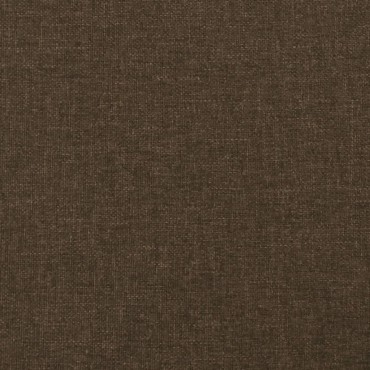 vidaXL Κεφαλάρι με Πτερύγια Σκούρο Καφέ 103x23x118/128cm Υφασμάτινο 1 τεμ.