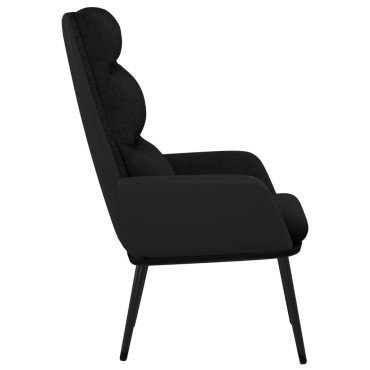 vidaXL Πολυθρόνα Relax Μαύρη Υφασμάτινη 70x77x98cm 1 τεμ.