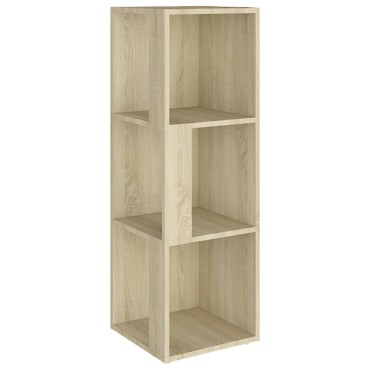 vidaXL Ντουλάπι Γωνιακό Sonoma Δρυς 33x33x100cm από Επεξ. Ξύλο 1 τεμ.