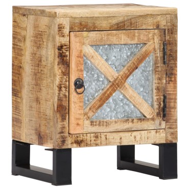 vidaXL Κομοδίνο 40x30x50cm από Μασίφ Ξύλο Μάνγκο 1 τεμ.