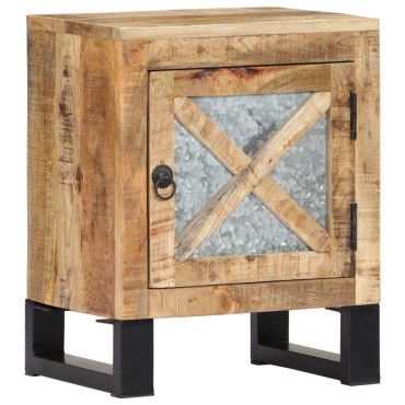 vidaXL Κομοδίνο 40x30x50cm από Μασίφ Ξύλο Μάνγκο 1 τεμ.