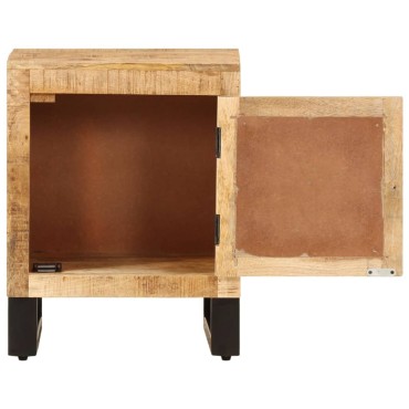 vidaXL Κομοδίνο 40x30x50cm από Μασίφ Ξύλο Μάνγκο 1 τεμ.