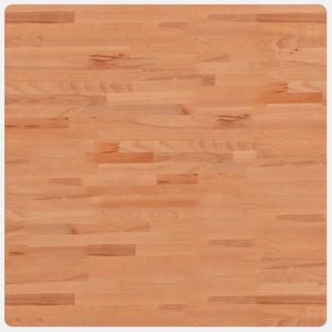 vidaXL Επιφάνεια Τραπεζιού Τετράγωνη 80x80x1,5cm Μασίφ Ξύλο Οξιάς 1 τεμ.