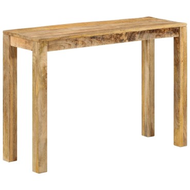 vidaXL Κονσόλα Τραπέζι 110x35x76cm από Ακατέργαστο Ξύλο Μάνγκο 1 τεμ.