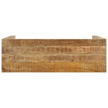 vidaXL Κονσόλα Τραπέζι 110x35x76cm από Ακατέργαστο Ξύλο Μάνγκο 1 τεμ.
