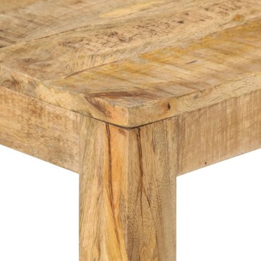 vidaXL Κονσόλα Τραπέζι 110x35x76cm από Ακατέργαστο Ξύλο Μάνγκο 1 τεμ.