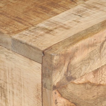 vidaXL Τραπεζάκι Βοηθητικό 40x30x50cm Μασίφ Ακατέργαστο Ξύλο Μάνγκο 1 τεμ.