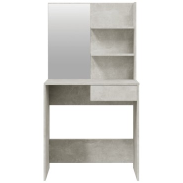 vidaXL Μπουντουάρ Σετ Γκρι Σκυροδέματος 74,5x40x141cm 1 τεμ.