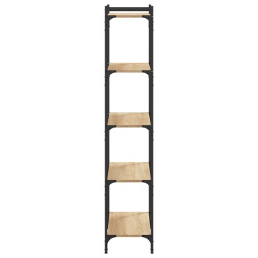 vidaXL Βιβλιοθήκη 5 Επιπέδων Sonoma Δρυς 80x30x154cm Επεξεργ. Ξύλο 1 τεμ.