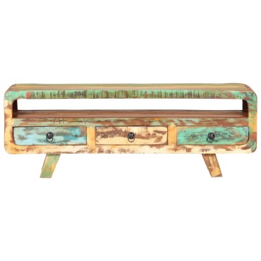 vidaXL Έπιπλο Τηλεόρασης 117x30x41cm από Μασίφ Ανακυκλωμένο Ξύλο