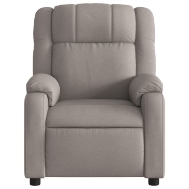 vidaXL Πολυθρόνα Ανακλινόμενη Taupe Υφασμάτινη 77x95x99cm 1 τεμ.