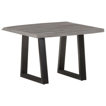 vidaXL Τραπεζάκι Σαλονιού Live Edge 60x60x40cm Μασίφ Ξύλο Ακακίας 1 τεμ.