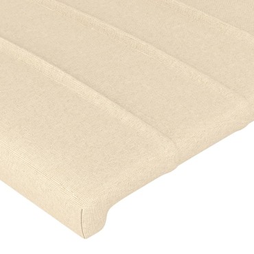 vidaXL Κεφαλάρι με Πτερύγια Κρεμ 83x23x78/88cm Υφασμάτινο 1 τεμ.