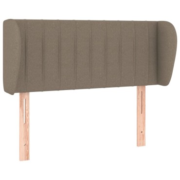 vidaXL Κεφαλάρι με Πτερύγια Taupe 93x23x78/88cm Υφασμάτινο 1 τεμ.