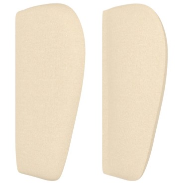 vidaXL Κεφαλάρι με Πτερύγια Κρεμ 93x23x78/88cm Υφασμάτινο 1 τεμ.