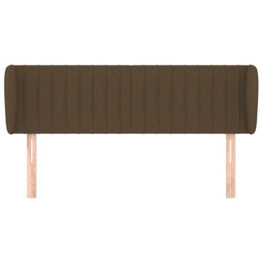 vidaXL Κεφαλάρι με Πτερύγια Σκούρο Καφέ 147x23x78/88cm Υφασμάτινο 1 τεμ.