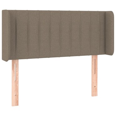 vidaXL Κεφαλάρι με Πτερύγια Taupe 103x16x78/88cm Υφασμάτινο 1 τεμ.