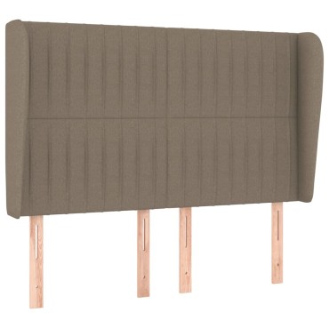 vidaXL Κεφαλάρι με Πτερύγια Taupe 147x23x118/128cm Υφασμάτινο 1 τεμ.