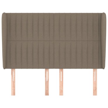 vidaXL Κεφαλάρι με Πτερύγια Taupe 147x23x118/128cm Υφασμάτινο 1 τεμ.