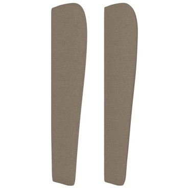 vidaXL Κεφαλάρι με Πτερύγια Taupe 147x23x118/128cm Υφασμάτινο 1 τεμ.