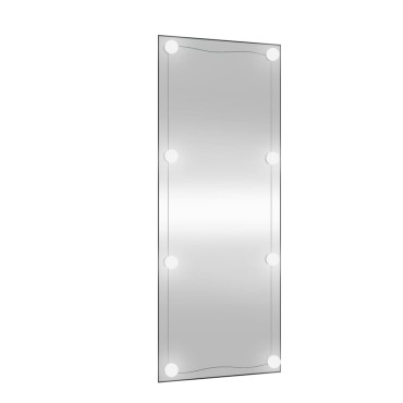 vidaXL Καθρέφτης Τοίχου με LED Ορθογώνιος 450x100 εκ. Γυάλινος