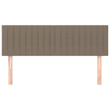 vidaXL Κεφαλάρια Κρεβατιού 2 τεμ. Taupe 72x5x78/88cm Υφασμάτινα