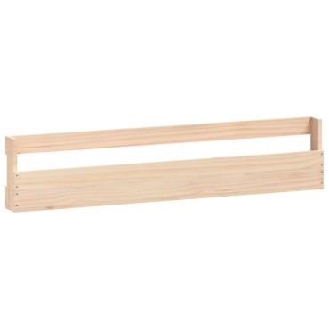 vidaXL Παπουτσοθήκες Επιτοίχιες 2 τεμ. 110x9x23cm Μασίφ Ξύλο Πεύκου
