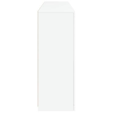 vidaXL Μπουφές με Φώτα LED Λευκός 162x37x100cm 1 τεμ.