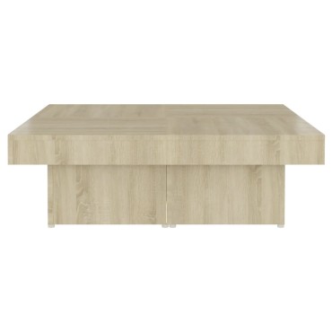 vidaXL Τραπεζάκι Σαλονιού Sonoma Δρυς 90x90x28cm Μοριοσανίδα 1 τεμ.