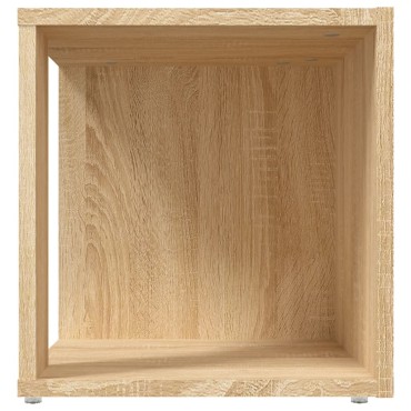 vidaXL Τραπέζι Βοηθητικό Sonoma Δρυς 33x33x34,5cm από Επεξ. Ξύλο
