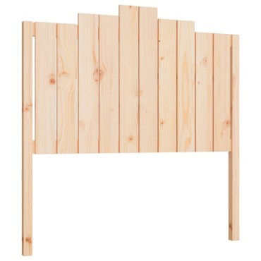 vidaXL Κεφαλάρι Κρεβατιού 106x4x110cm από Μασίφ Ξύλο Πεύκου 1 τεμ.
